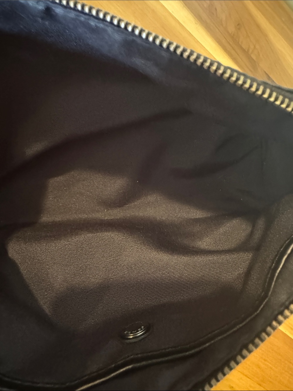 COACH Women’s Cosmetics Pouch Black Zipper Pouch With Inside Pocket - Picture 5 of 9